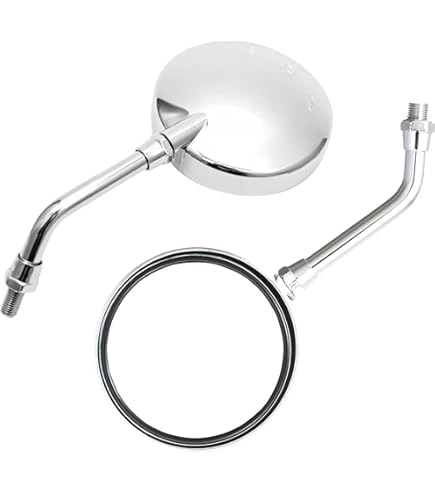 Amazon | バイク 汎用 ナポロッキー ミラー 左右セット ブラック